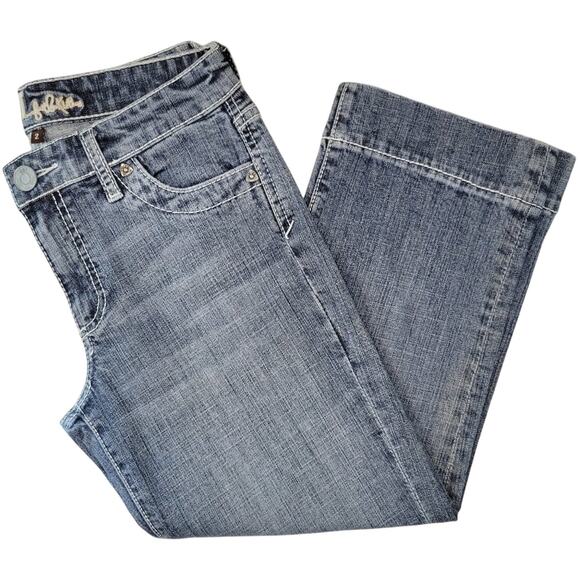 Kut From The Kloth Womens Blue Denim Capri Jeans Size 2 - Picture 3 of 10